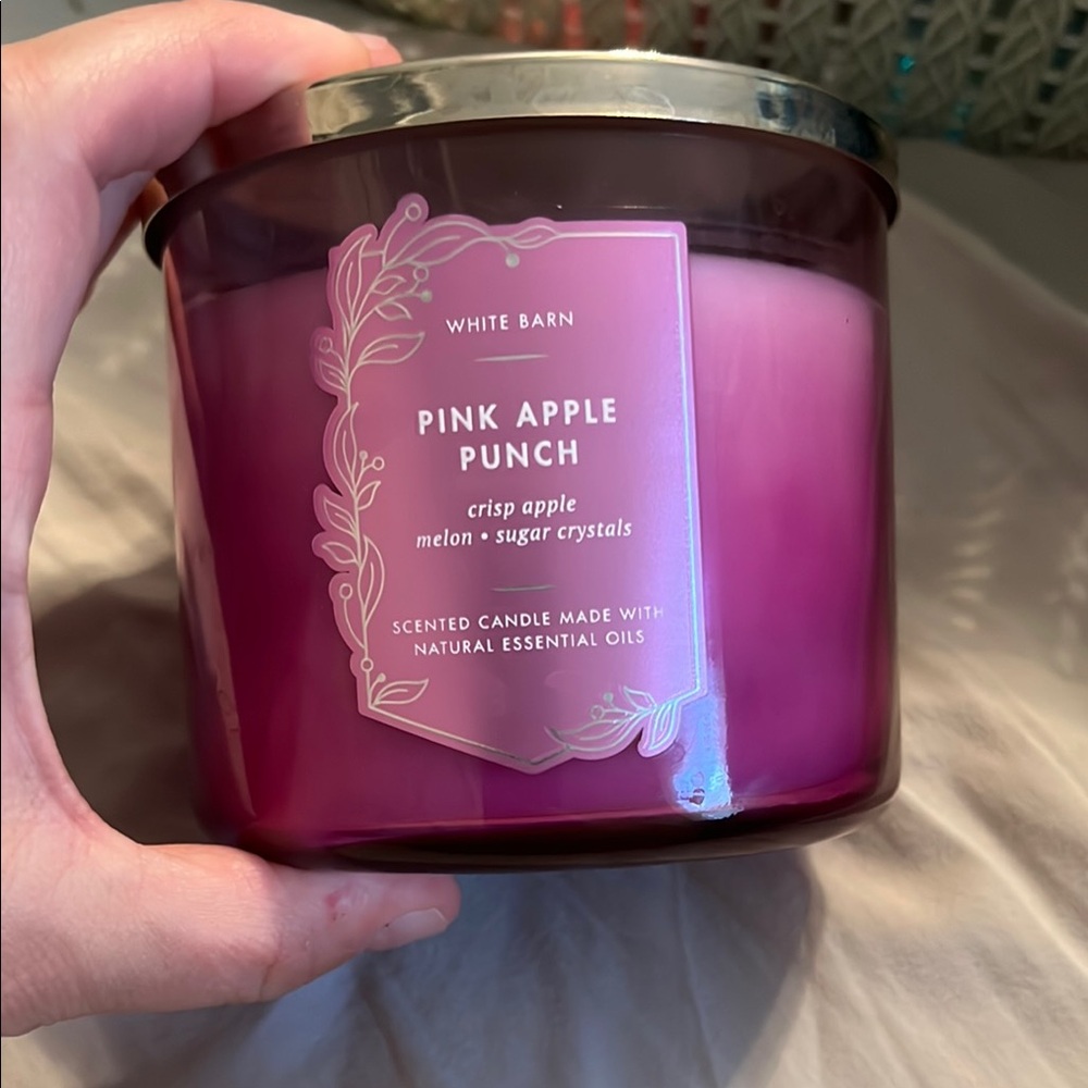 White Barn Pink Scented Candle Bath & Body